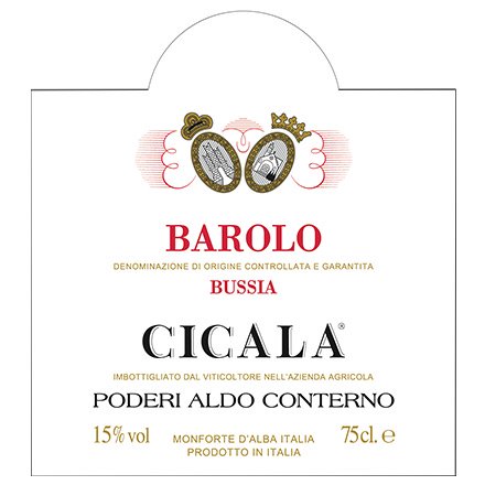 Barolo Bussia DOCG “Cicala” 2020 - Poderi Aldo Conterno