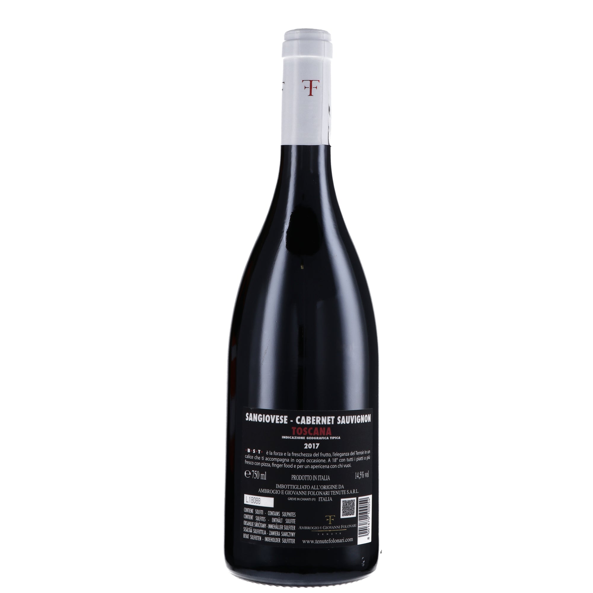 Toscana Rosso Sangiovese e Cabernet Sauvignon IGT "B.S.T." 2024 - Ambrogio e Giovanni Folonari
