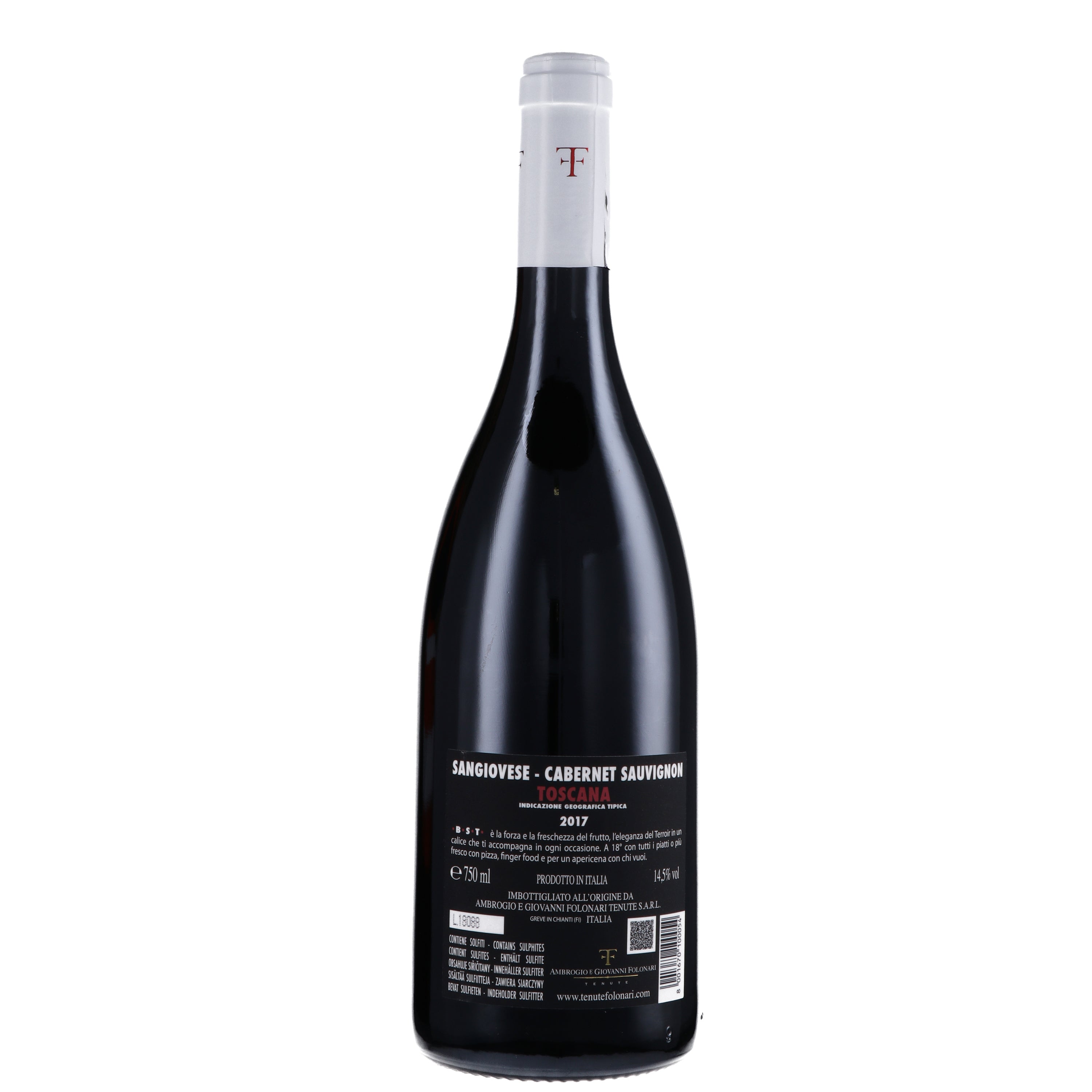 Toscana Rosso Sangiovese e Cabernet Sauvignon IGT "B.S.T." 2024 - Ambrogio e Giovanni Folonari