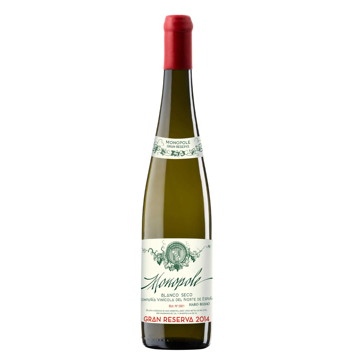 Rioja "MONOPOLE Clásico Gran Reserva" 2018 - CVNE