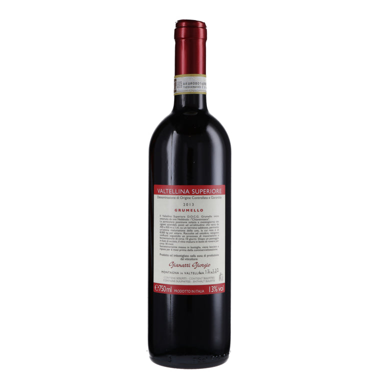 Valtellina Superiore DOCG "Grumello" 2017 - Gianatti