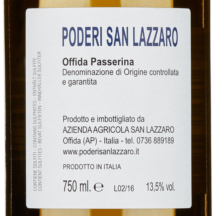 Marche Passerina IGT "Corolla" 2024 - Poderi San Lazzaro