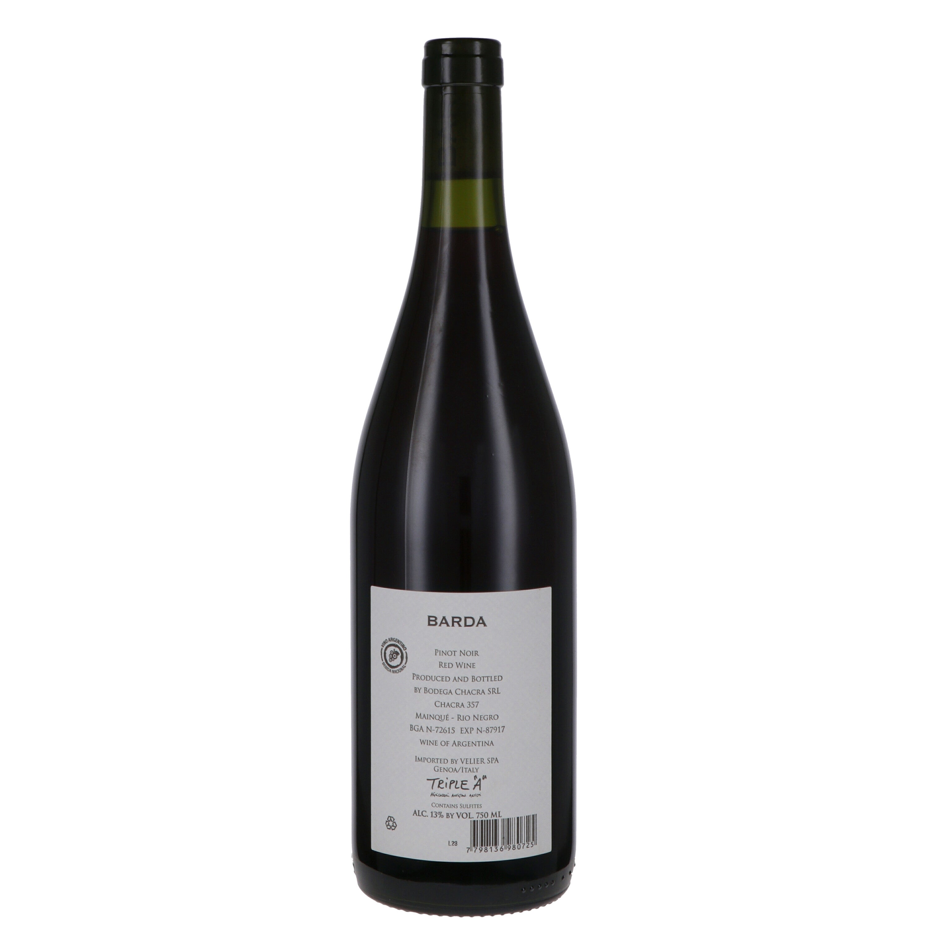 Patagonia Pinot Noir “Barda” 2025 - Chacra