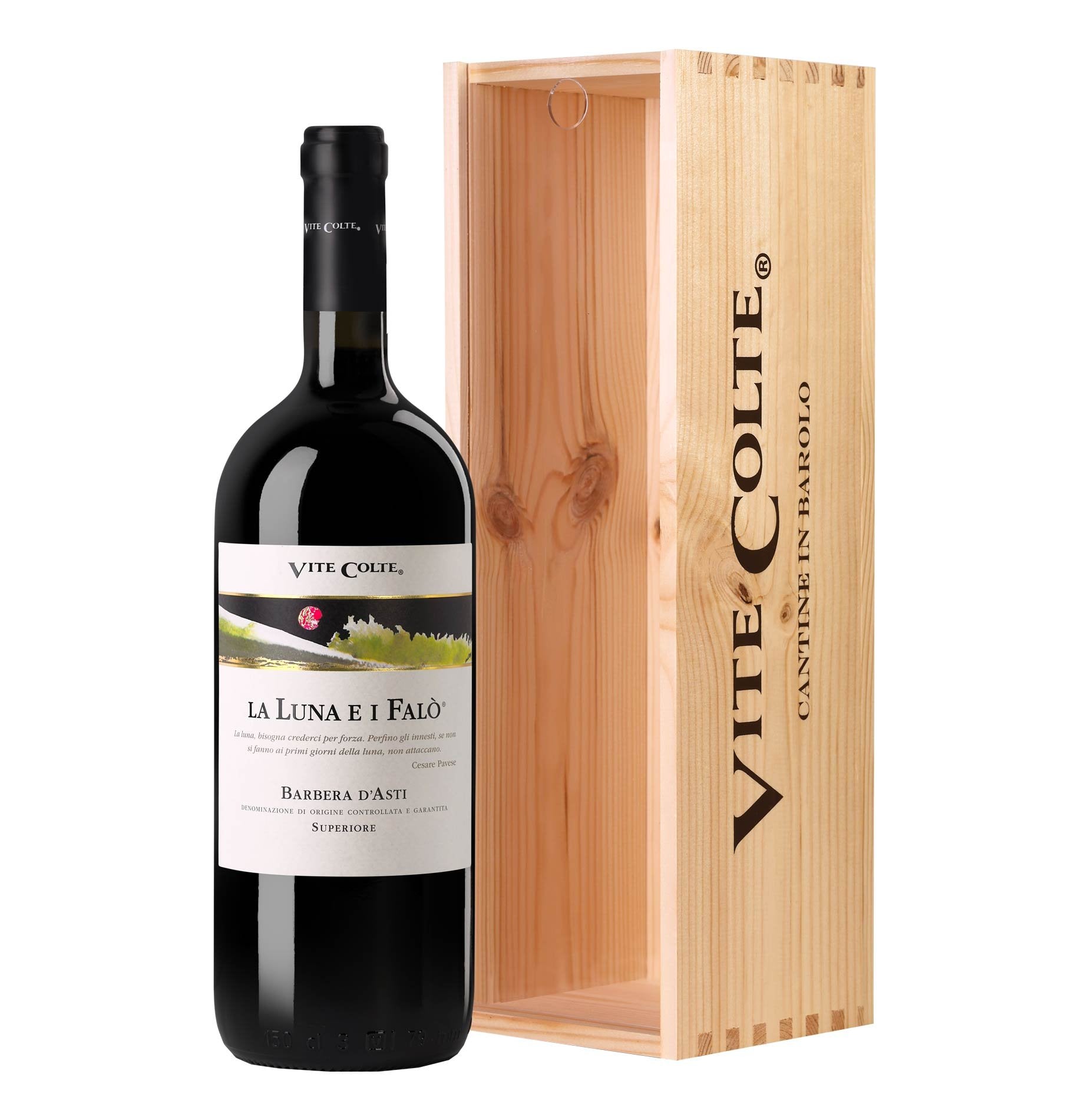 Barbera d'Asti Superiore DOCG "La Luna e i Falò" 2022 Magnum - Vite Colte (cassetta di legno)