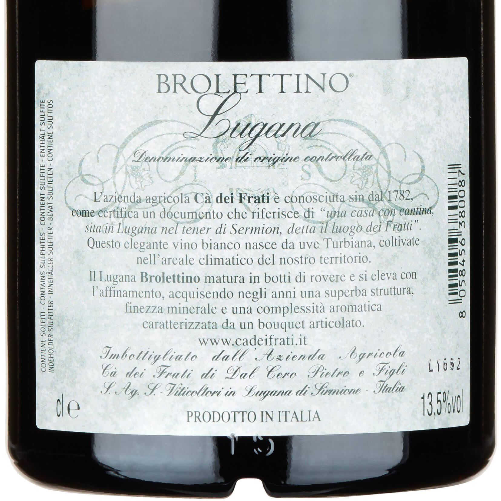 Lugana DOC "Brolettino" 2024 - Cà dei Frati (0.375l)