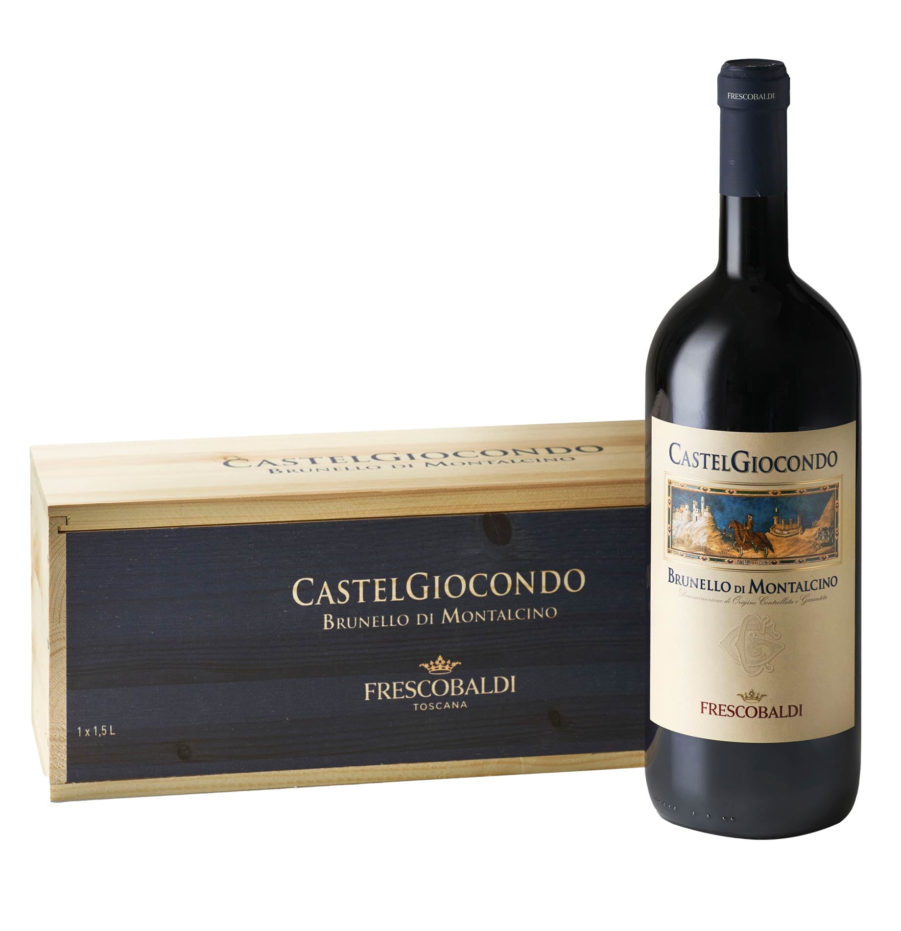 Brunello di Montalcino DOCG "Castelgiocondo" 2021 Magnum - Frescobaldi (cassetta di legno)