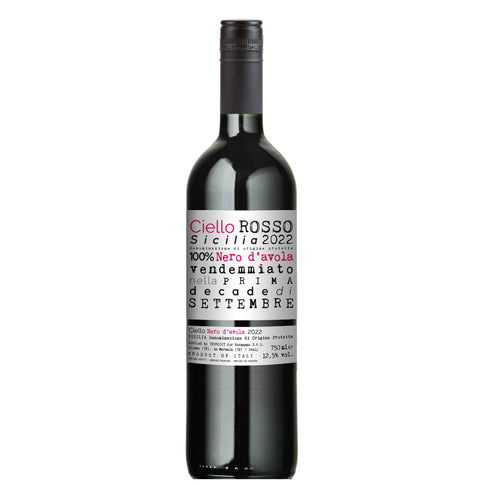 Sicilia Nero d'Avola DOC "Ciello" 2023 - Ciello (tappo a vite)