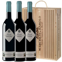 "I Cru di Barolo" - Marchesi di Barolo (cassetta di legno 3 bottiglie)