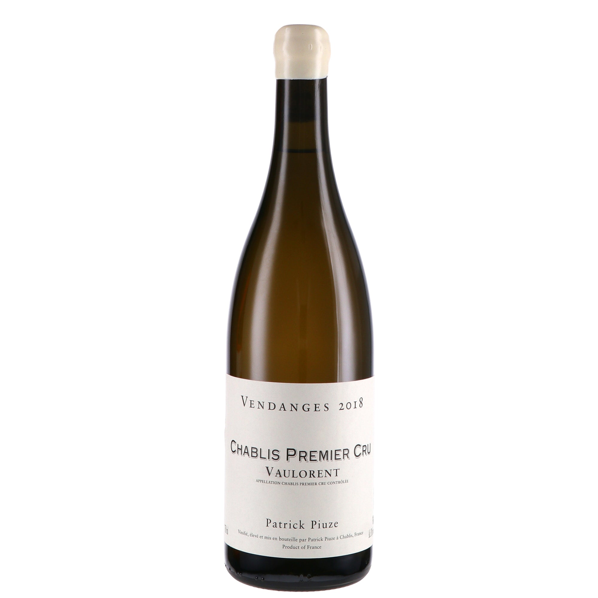 Chablis 1er Cru Vaulorent 2023 - Patrick Piuze