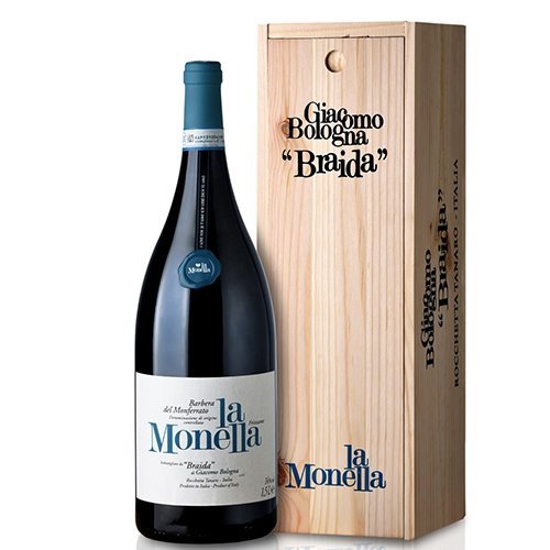 Barbera del Monferrato Frizzante DOC “La Monella” 2025 Magnum - Braida di Giacomo Bologna (cassetta di legno)