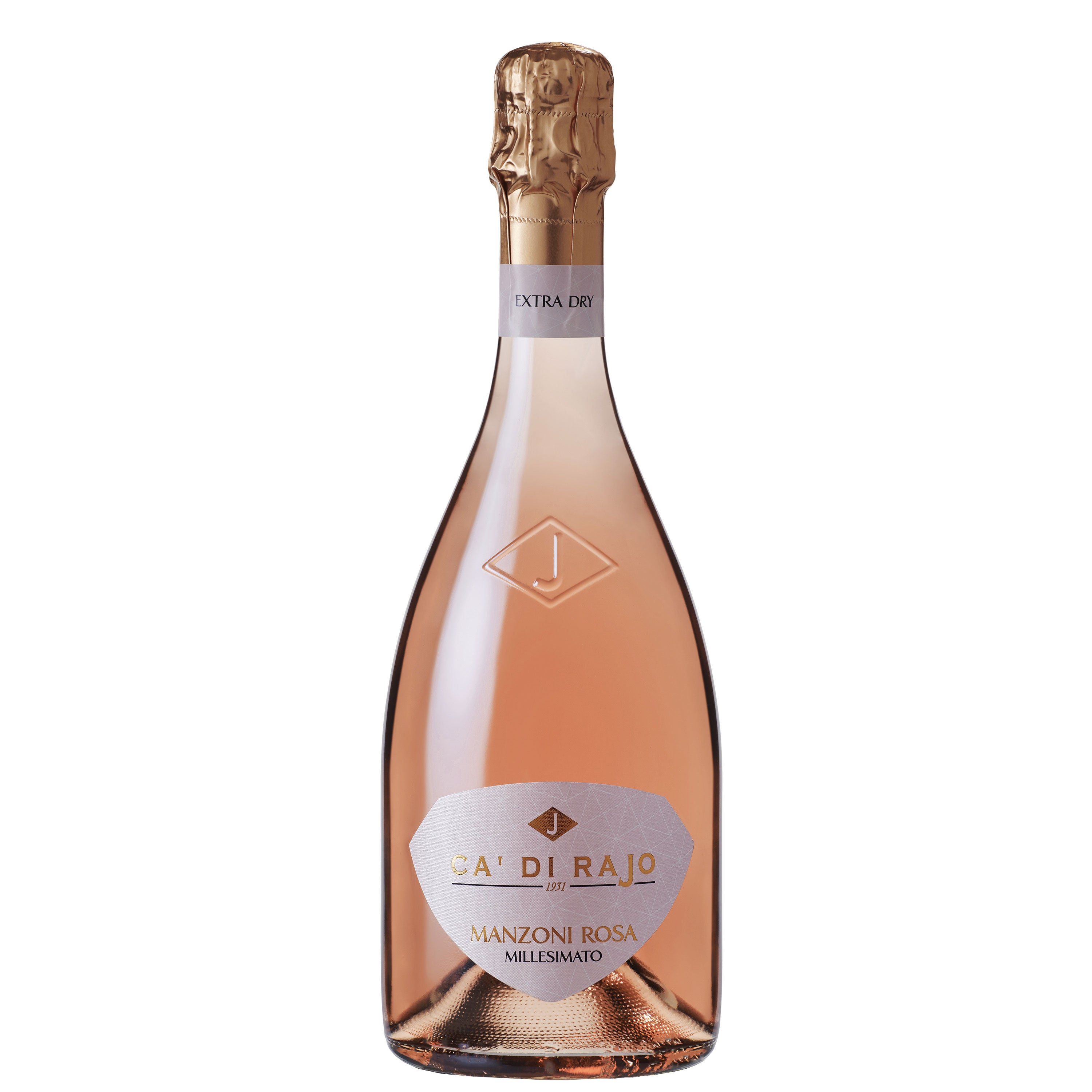 Vino Spumante Manzoni Rosa Millesimato Extra Dry 2022 - Ca' di Rajo