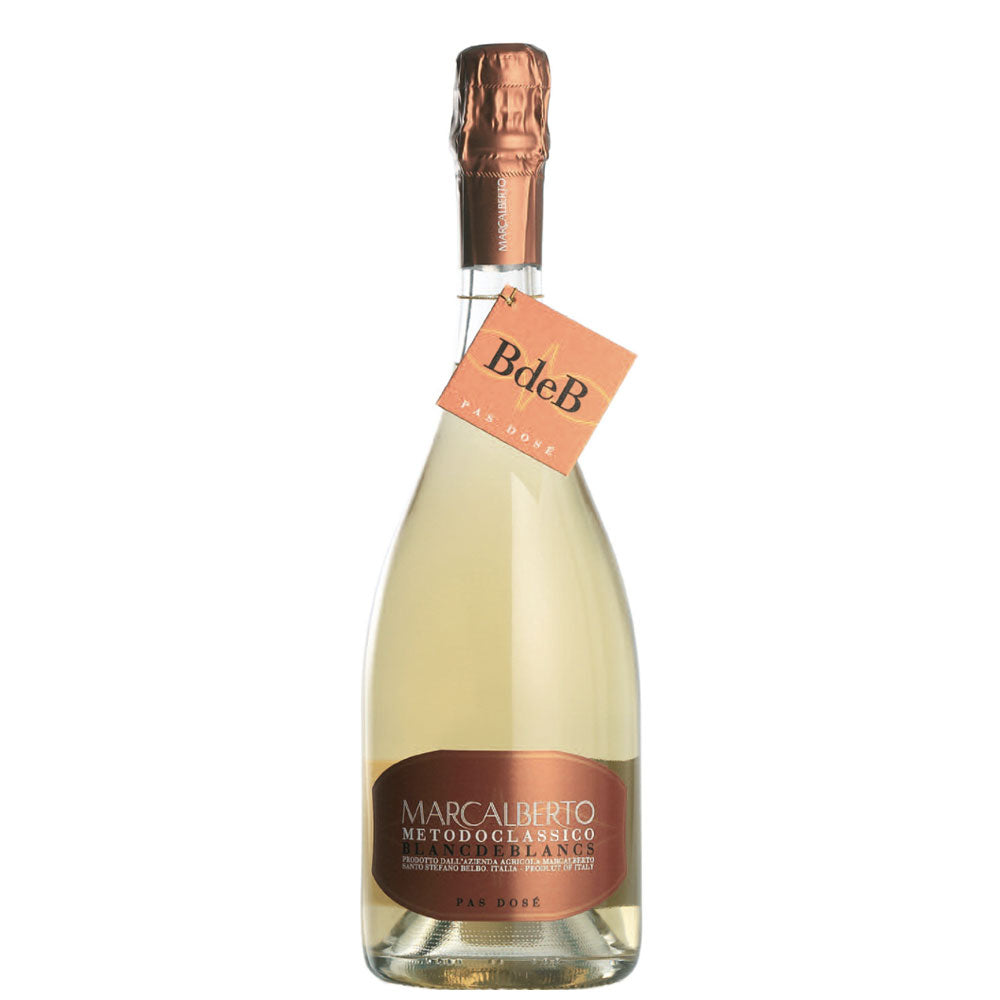 Vino Spumante Metodo Classico Blanc de Blancs Pas Dosé 2022 - Marcalberto