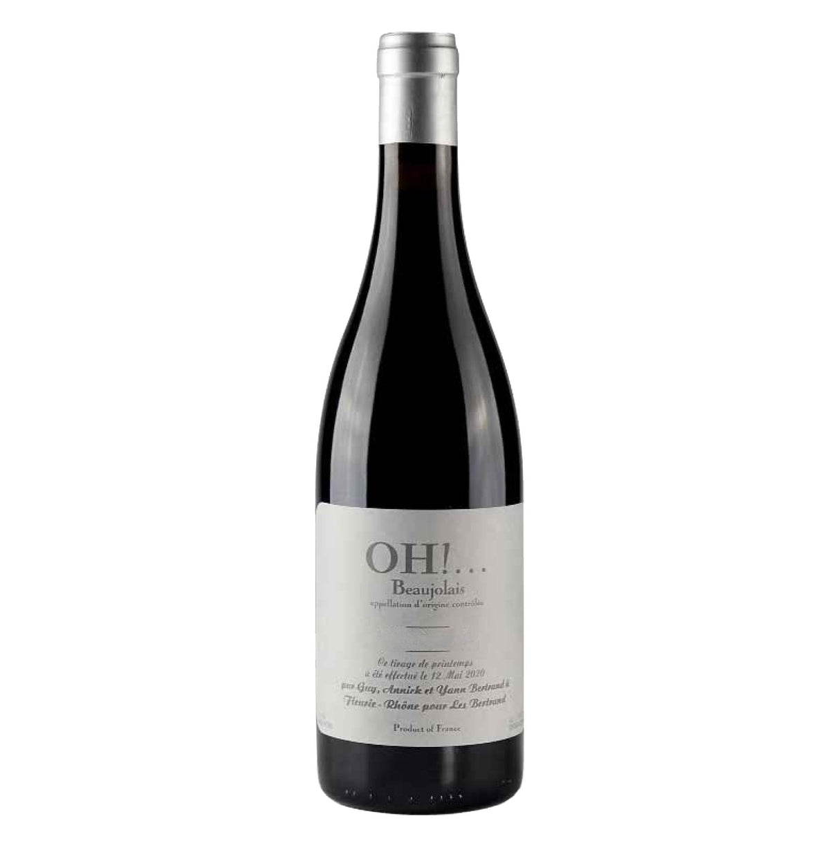Beaujolais Gamay Supérieur AOC “Oh!...” 2024 - Les Bertrand