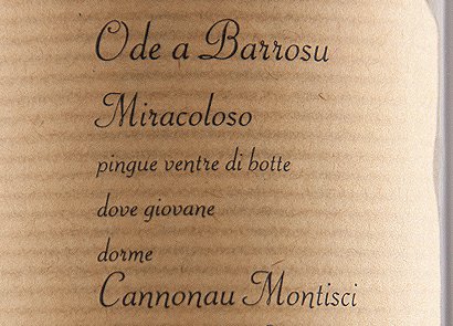 Cannonau di Sardegna DOC "Barrosu" 2023 - Giovanni Montisci