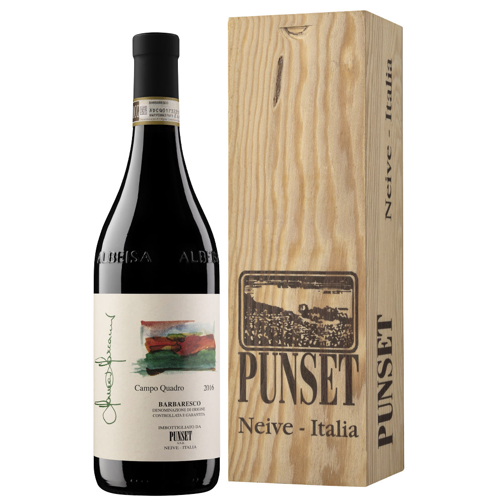 Barbaresco Riserva DOCG "S. Cristoforo Campo Quadro" 2016 - Punset (cassetta di legno)