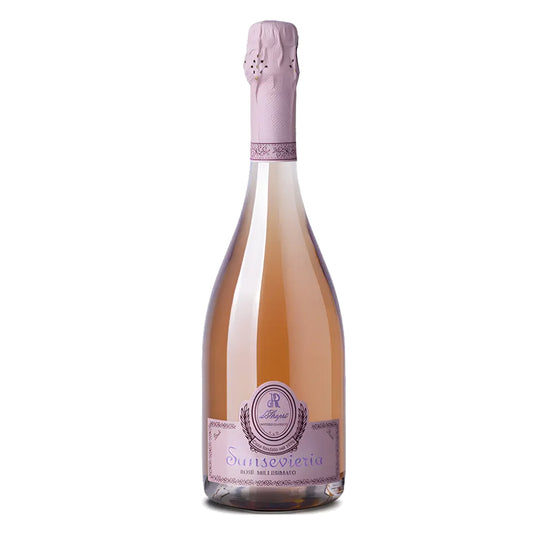 Vino Spumante Metodo Classico Rosè Brut "Sansevieria" 2019 - D'Araprì (astuccio)