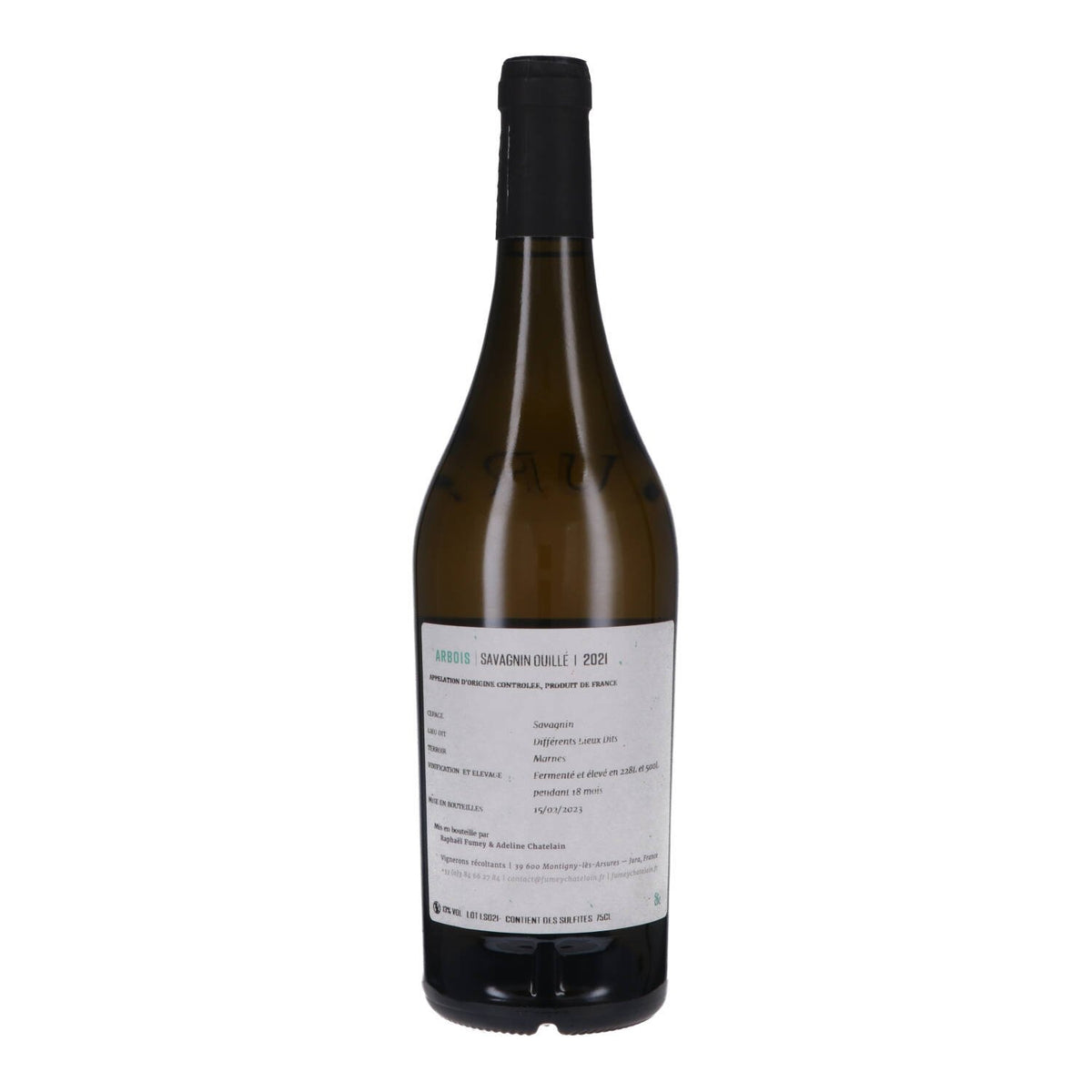 Arbois Blanc Savagnin Ouillé 2020 - Domaine Fumey-Chatelain