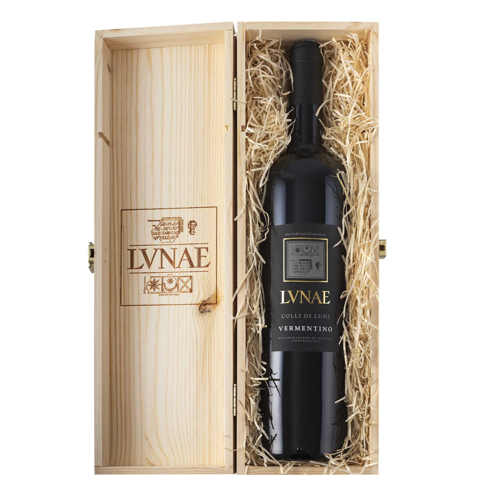 Colli di Luni Vermentino DOC "Etichetta Nera" 2024 Magnum - Lunae (cassetta di legno)